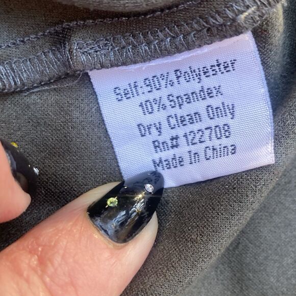 Pete & Greta Johnny Was Faux Suede Dark Brown Pull On Legging Pants Size Medium - Picture 6 of 6